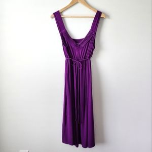 Purple Maternity Dress